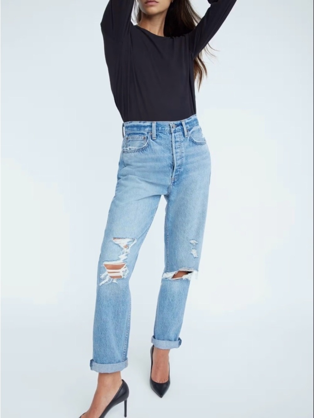 Denim Forum The 90s Boyfriend High Rise Loose fit